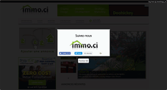 Desktop Screenshot of immo.ci